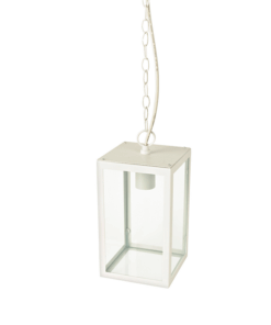 Κρεμαστό Φωτιστικό 1xE27 Λευκό Ατσάλι 16×16 IP44 ACA – CELIA1PWH