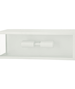 Φωτιστικό Τοίχου Απλίκα 2xE27 Λευκό Ατσάλι 16x10x45cm IP44 ACA – CELIA2WWH