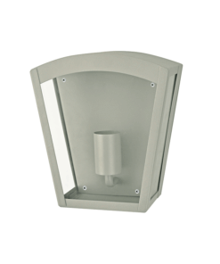 Φωτιστικό Τοίχου Απλίκα 1xE27 Γκρι Ατσάλι 22x24cm IP44 ACA – CELIAV1WG