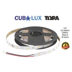LED Ταινία 4.8W 12V CUBALUX Dimmable 403lm/m Θερμό 3000K 5 Μέτρα CL50-0003