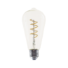 LED Λάμπα E27 Filament Edison ST64 Spiral 4W Dimmable Diolamp 360° 300lm 1800K – CONDI4WWSDIM