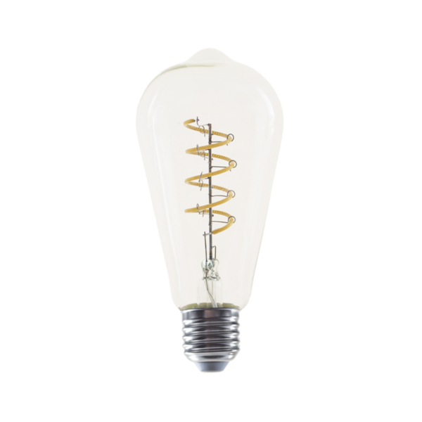 LED Λάμπα E27 Filament Edison ST64 Spiral 4W Dimmable Diolamp 360° 300lm 1800K - CONDI4WWSDIM