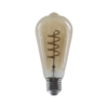 LED Λάμπα E27 Filament Edison ST64 Spiral Amber 4W Dimmable Diolamp 360° 300lm 1800K – CONDI4WWSDIMAM