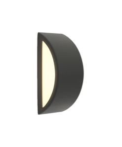 it-Lighting Clear 1xΕ27 Outdoor Up-Down Wall Lamp Anthracite D32cmx13cm (80202744)