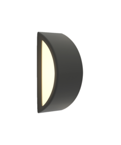 it-Lighting Clear 1xΕ27 Outdoor Up-Down Wall Lamp Anthracite D32cmx13cm (80202744)