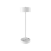 it-Lighting Crater Rechargeable LED 2W 3CCT Touch Table Lamp White D:38cmx11cm (80100120)