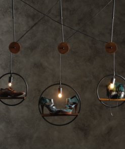 ACA DECOR   – Κρεμαστό Φωτιστικό 1ΧΕ27 Μεταλλικός Κρίκος Φ35