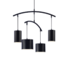 ΚΡΕΜΑΣΤΟ ΦΩΤΙΣΤΙΚΟ 4ΧΕ27 ΜΑΥΡΟ ΜΕΤ/ΚΟ Φ60XH150CM ESCALA ACA DECOR – DCR39219