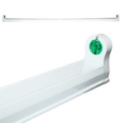 Φωτιστικό Σκαφάκι για 60cm Λάμπες LED T8 G13 Λευκό ACA – DELED60L