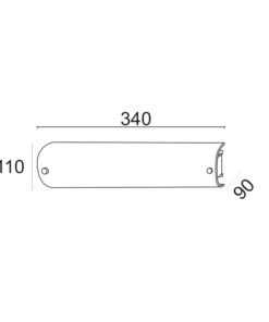 ΑΠΛΙΚΑ 2X40W E14 11X9X35cm MAN ACA DECOR   – DL112B1