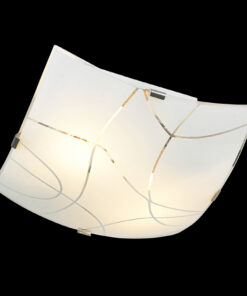 Φωτιστικό Οροφής/Τοίχου 3XE27 Πλαφονιέρα Τετράγωνη με Σχέδια ACA DECOR – DL187I