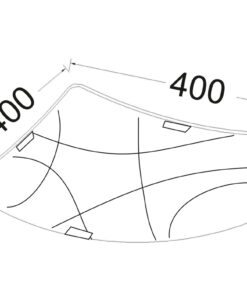 Φωτιστικό Οροφής/Τοίχου 3XE27 Πλαφονιέρα Τετράγωνη με Σχέδια ACA DECOR – DL187I