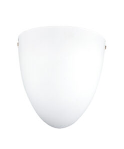 Φωτιστικό Απλίκα Τοίχου 1ΧΕ27 Μεταλλικό Χρώμιο Λευκό Γυαλί ACA DECOR – DL477C