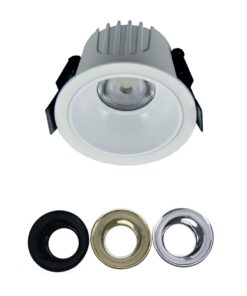 Χωνευτό Φωτιστικό Λευκό Φ87 LED COB 10W 3000K 1050lm 40° IP44 ACA – DOL1030