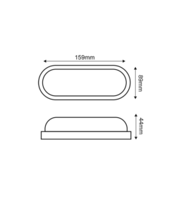 Μαύρη Στεγανή Επιτοίχια Χελώνα Led Εξωτερικού Χώρου IP65 10W 900lm 3000K 110° Ra80 ACA – DORA1030B