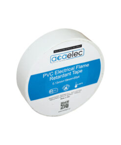 ΤΑΙΝΙΑ ΜΟΝΩΤΙΚΗ PVC ACAELEC ΛΕΥΚΗ 0.13mmx19mmx20yds/18,3m ACA – DY00000021