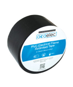 ΤΑΙΝΙΑ ΜΟΝΩΤΙΚΗ PVC ACAELEC ΜΑΥΡΗ 0.13mmx38mmx20yds/18,3m ACA – DY00000030