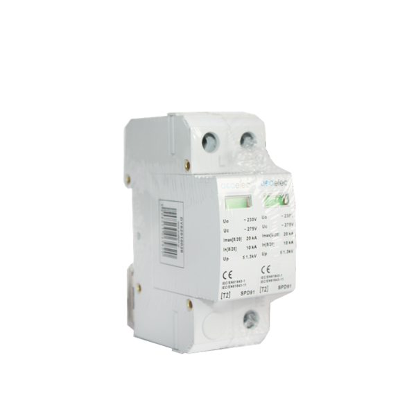 SPD SURGE PROTECTION T2 TYPE 1P+N 20kA ACA - DY02010026