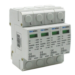SPD SURGE PROTECTION T2 TYPE 3P+N 20kA ACA – DY02010028