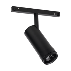 ΜΑΥΡΟ ΜΑΤ ΜΑΓΝΗΤΙΚΟ ZOOMABLE ΣΠΟΤ  48V DC 20W 3000K 1650LM MAX. 20-50° OSRAM RA90 Φ58*152MM ACA – EDNA2030B