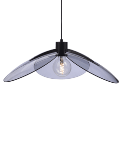 ΚΡΕΜΑΣΤΟ ΦΩΤΙΣΤΙΚΟ 1ΧΕ27 ΦΙΜΕ ΓΥΑΛΙ+ΜΑΥΡΟ ΜΕΤΑΛΛΟ D58XH120CM BLOSSOM ACA DECOR – EF21P158BS