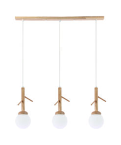 ΚΡΕΜΑΣΤΟ ΦΩΤΙΣΤΙΚΟ 3ΧΕ14 FLORESTA ΞΥΛΟ+ΛΕΥΚΟ ΓΥΑΛΙ 80X15XH180CM ACA – EF93573P