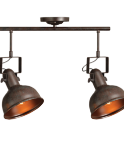 ACA DECOR – Οροφής Φωτιστικό 2ΧΕ27 Μεταλλικό Σκουριά Φ18X54XH41cm
