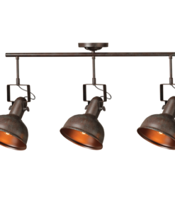 ACA DECOR – Οροφής Φωτιστικό 3ΧΕ27 Μεταλλικό Σκουριά Φ18X80XH41cm