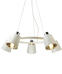ACA DECOR   κρεμαστό φωτιστικό 5xE14 σε λευκό χρώμα – EG215P73WH