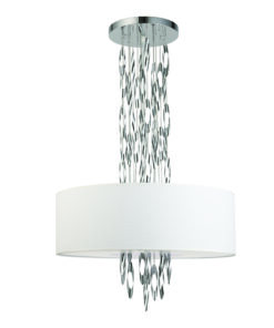 ΚΡΕΜΑΣΤΟ Φ/Σ 5ΧΕ14 CASCADA ΧΡΩΜΙΟ ΜΕΤ/ΚΟ + ΛΕΥΚΟ ΥΦΑΣΜΑ D60XH100CM ACA – EG4205PCH