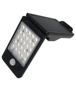 LED Ηλιακός Προβολέας Τοίχου με Ανιχνευτή Κίνησης 2W 200lm 4000K IP65 120° Μαύρος ACA – ELISA2B