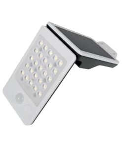 LED Ηλιακός Προβολέας Τοίχου με Ανιχνευτή Κίνησης 2W 200lm 4000K IP65 120° Λευκός ACA – ELISA2W