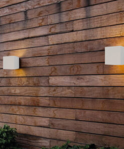 InLight Emerald LED 10W 3000K Outdoor Wall Lamp White D:9,9cmx9,9cm (80203121)