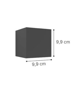 InLight Emerald LED 10W 3000K Outdoor Wall Lamp Anthracite D:9,9cmx9,9cm (80203141)