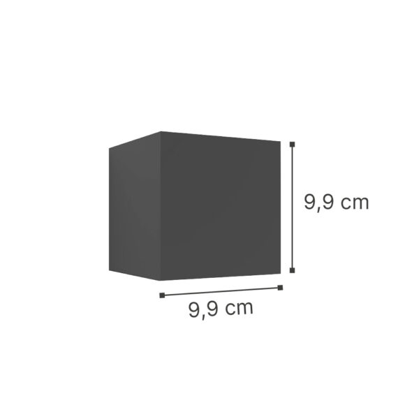 InLight Emerald LED 10W 3000K Outdoor Wall Lamp Anthracite D:9,9cmx9,9cm (80203141)