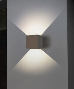 InLight Emerald LED 10W 3000K Outdoor Wall Lamp Grey D:9,9cmx9,9cm (80203131)