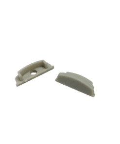 Σετ Πλαστικές Τάπες 2τεμ. με & χωρίς τρύπα για Προφίλ Αλουμινίου P114N ACA – EP114N