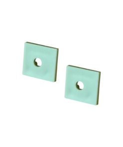 SET OF PLASTIC END CAPS FOR P135/A, 2PCS WITH HOLE ACA – EP135