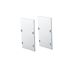 SET OF METAL END CAPS FOR PROFILE P288, 2 PCS WITHOUT HOLE ACA – EP288