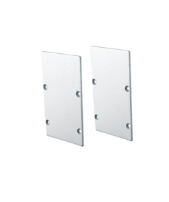 SET OF METAL END CAPS FOR PROFILE P288, 2 PCS WITHOUT HOLE ACA – EP288