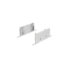 SET OF GREY PLASTIC END CAPS FOR P50N, 2 WITHOUT HOLE ACA – EP50N