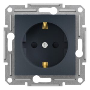 Schneider Asfora πρίζα σούκο ασφαλείας (2Π+Γ) Ανθρακί – EPH2900271