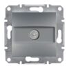 Schneider Asfora πρίζα TV διέλευσης 4DB Ατσάλι – EPH3200262