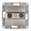 Schneider Asfora πρίζα TV-FM τερματική 1dB Bronze – EPH3300169