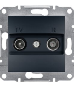 Schneider Asfora πρίζα TV-FM τερματική 1dB Ανθρακί – EPH3300171