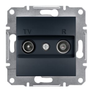 Schneider Asfora πρίζα TV-FM τερματική 1dB Ανθρακί – EPH3300171