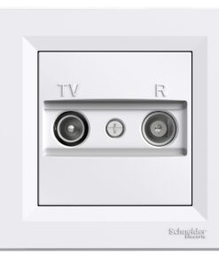Schneider Asfora Πρίζα TV-FM διέλ 4dB Λευκή EPH3300221