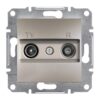 Schneider Asfora πρίζα TV-FM διέλευσης 4dB Bronze – EPH3300269
