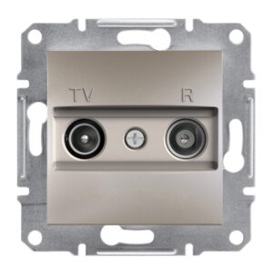 Schneider Asfora πρίζα TV-FM διέλευσης 4dB Bronze – EPH3300269