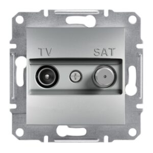 Schneider Asfora πρίζα TV-SAT τερματική 1dB Αλουμίνιο – EPH3400161
